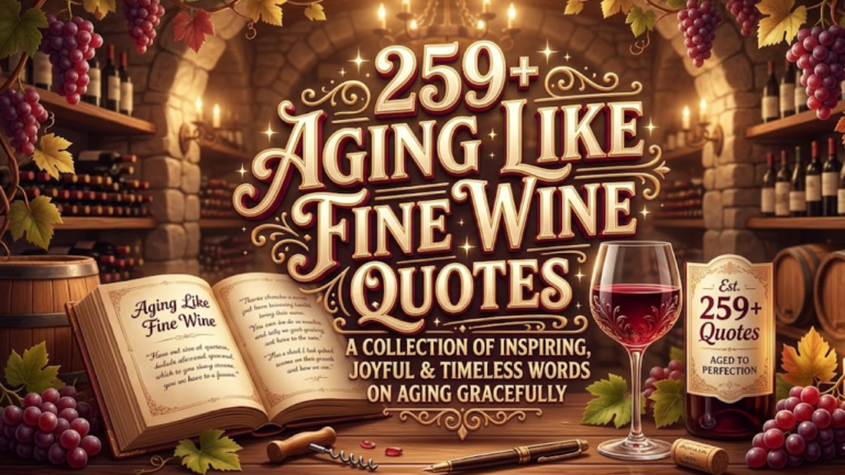 Aging Like Fine Wine Quotes