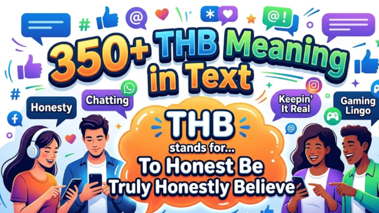THB Meaning in Text