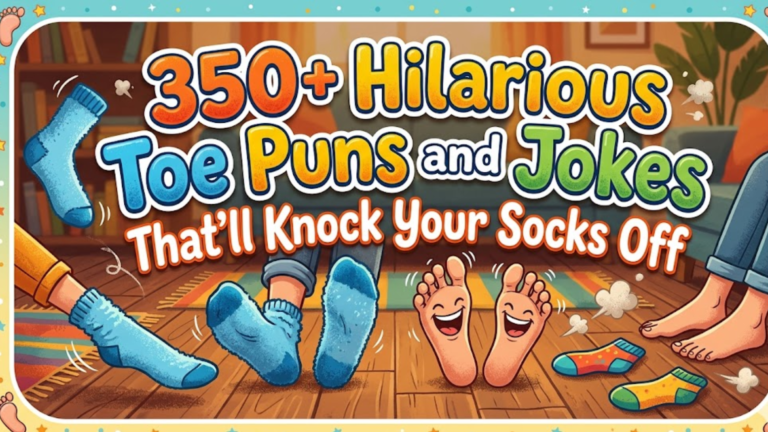 350+ Hilarious Toe Puns and Jokes That’ll Knock Your Socks Off