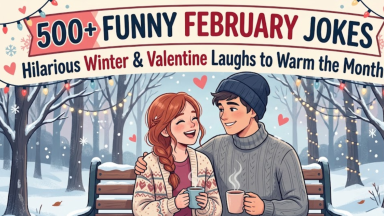 500+ Funny February Jokes – Hilarious Winter & Valentine Laughs to Warm the Month!