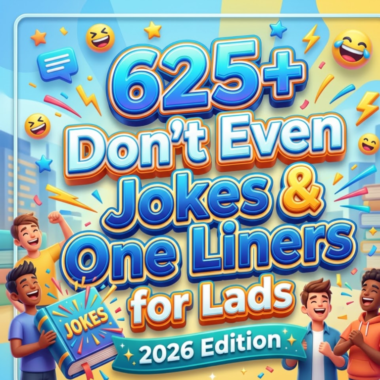 625+ Don’t Even Joke Lad & One Liners (2026)