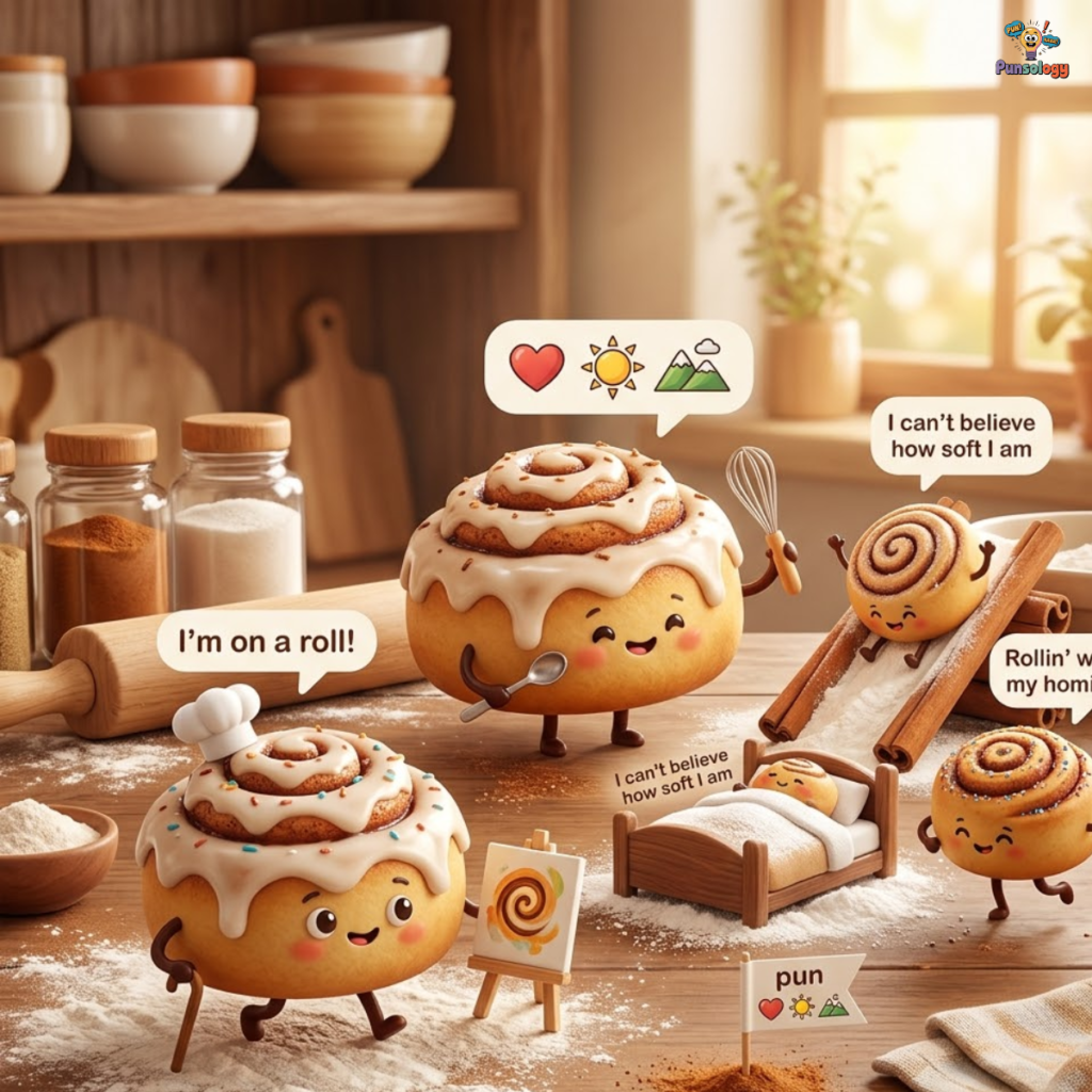 Cinnamon Roll Birthday Puns