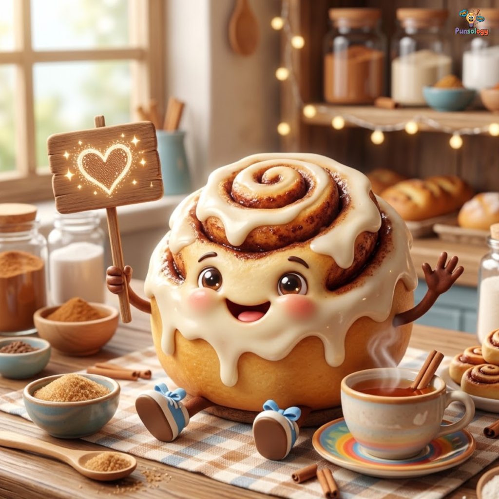 Cinnamon Roll Puns for Kids