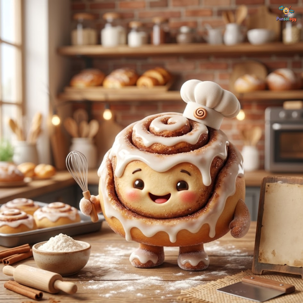 Clever Cinnamon Roll Puns for Captions