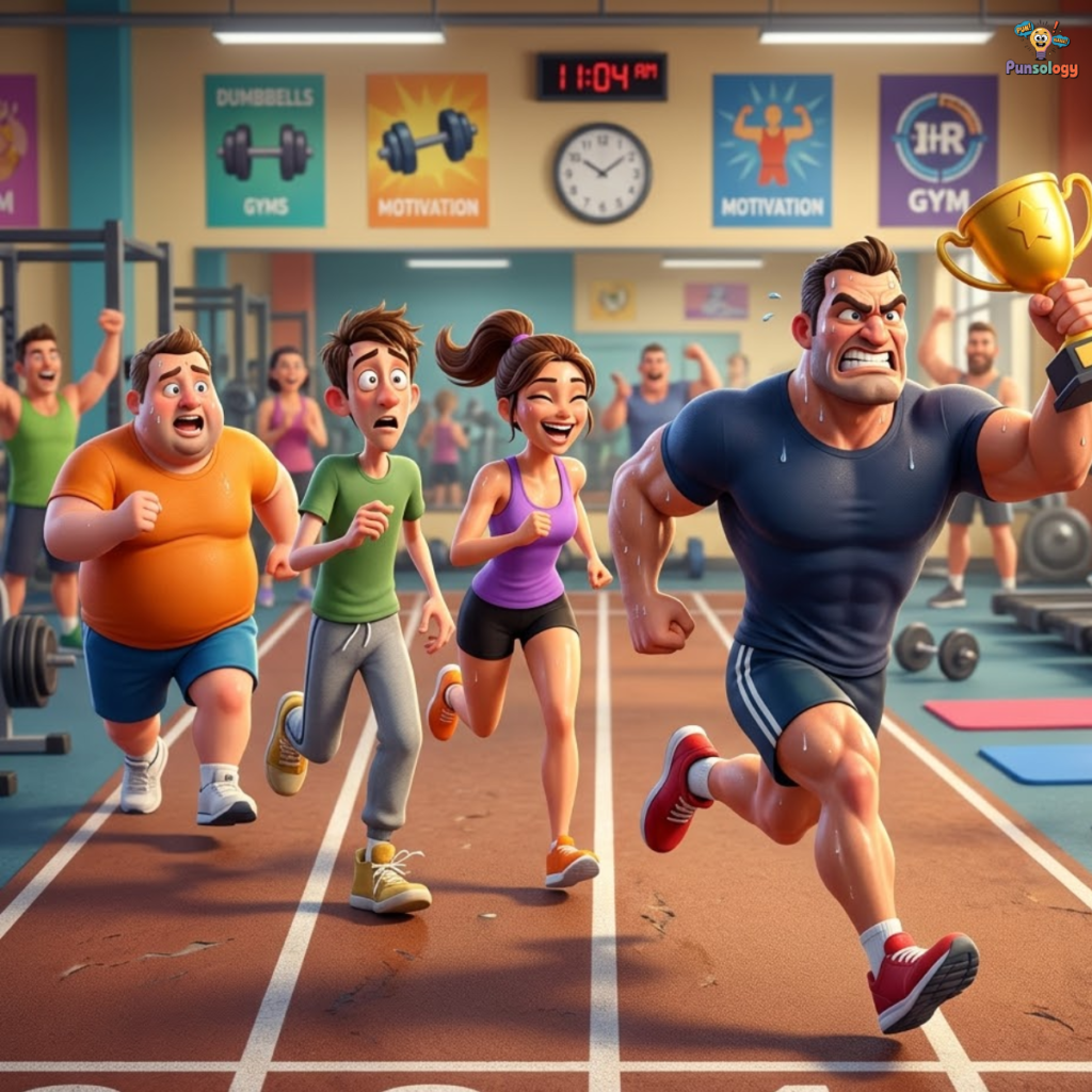 Gym Race Jokes