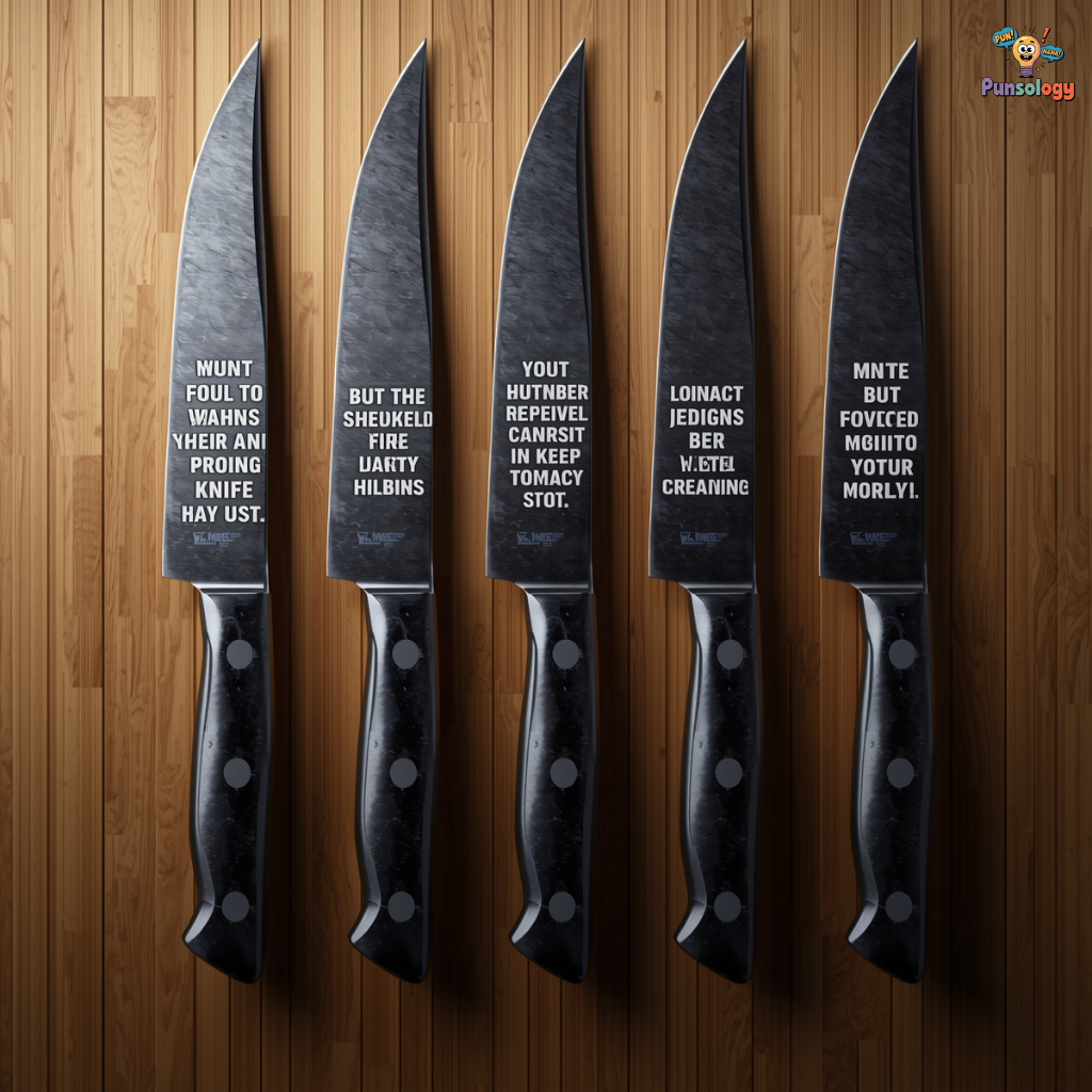 Punny Knife Quotes That'll Crack You Up