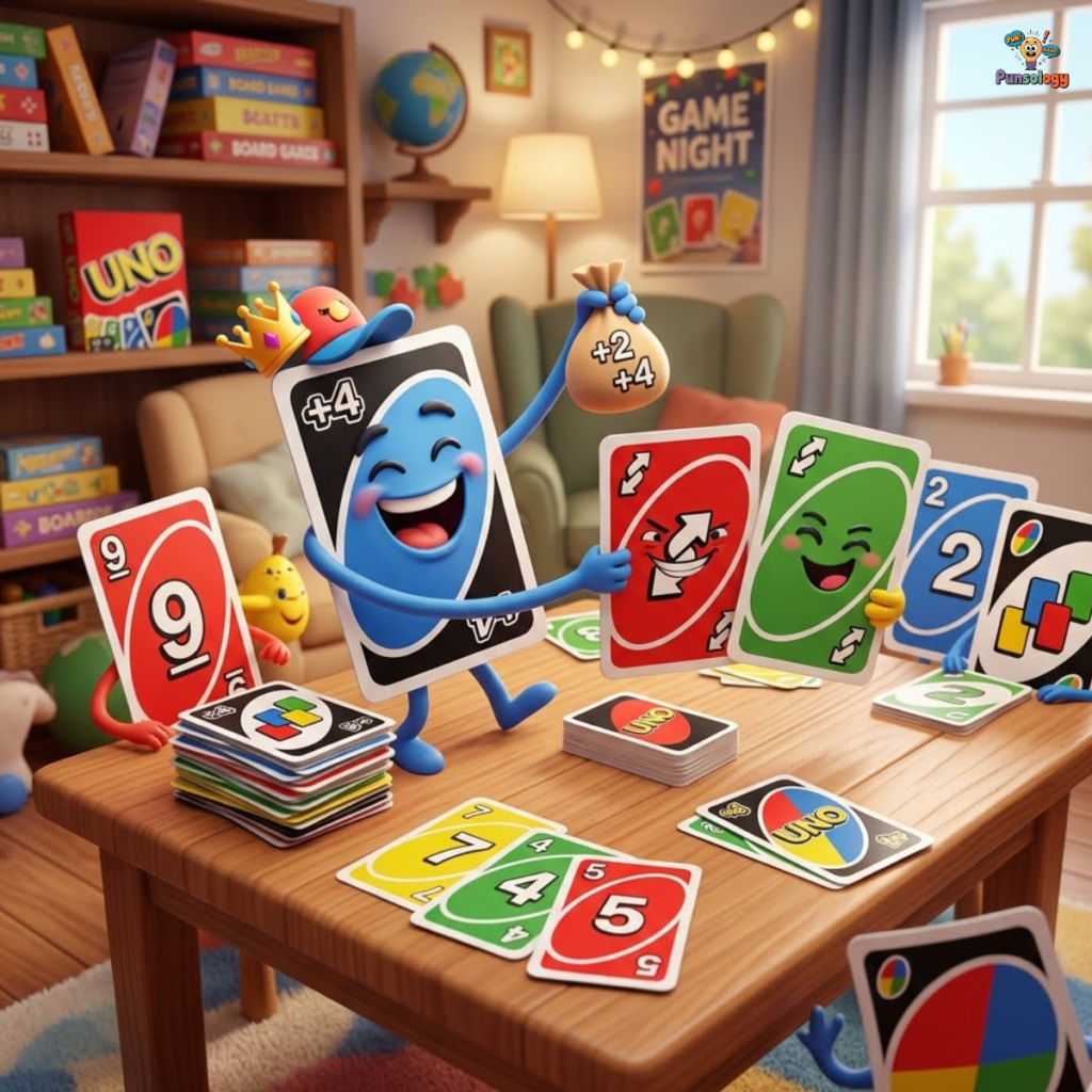 Reverse Card Uno Puns