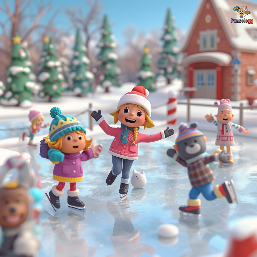 Skating Through the Seasons Holiday & Winter Ice Skating Puns
