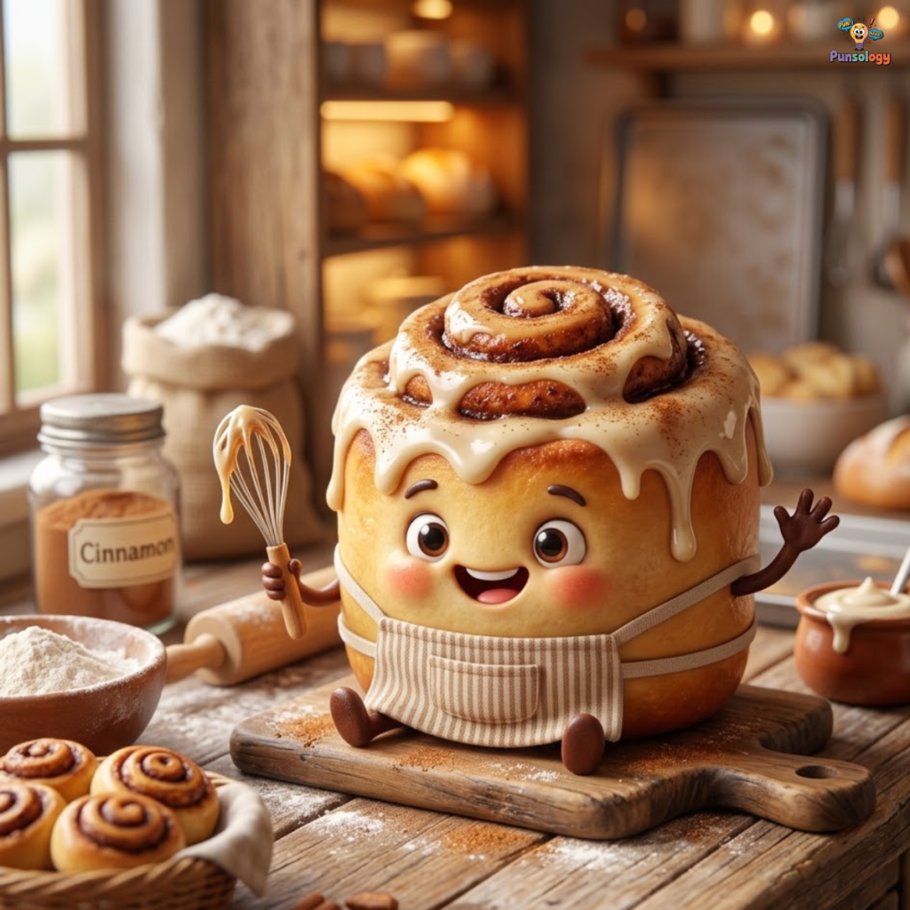 Viral Cinnamon Roll Puns