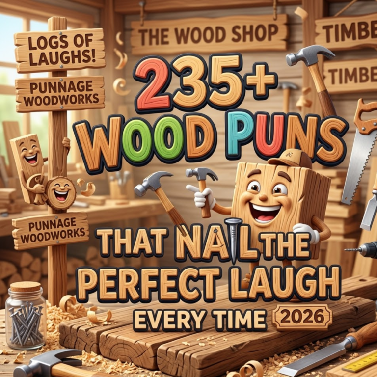 235+ Wood Puns That Nail the Perfect Laugh Every Time (2026)