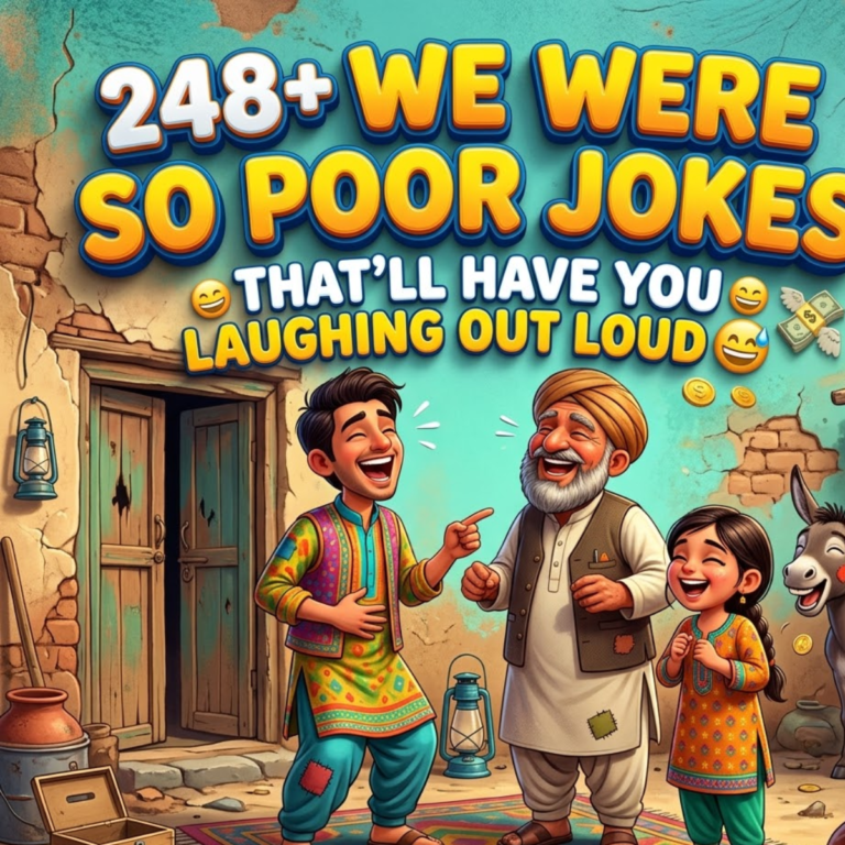 248+ We Were So Poor Jokes That’ll Have You Laughing Out Loud 😅💸
