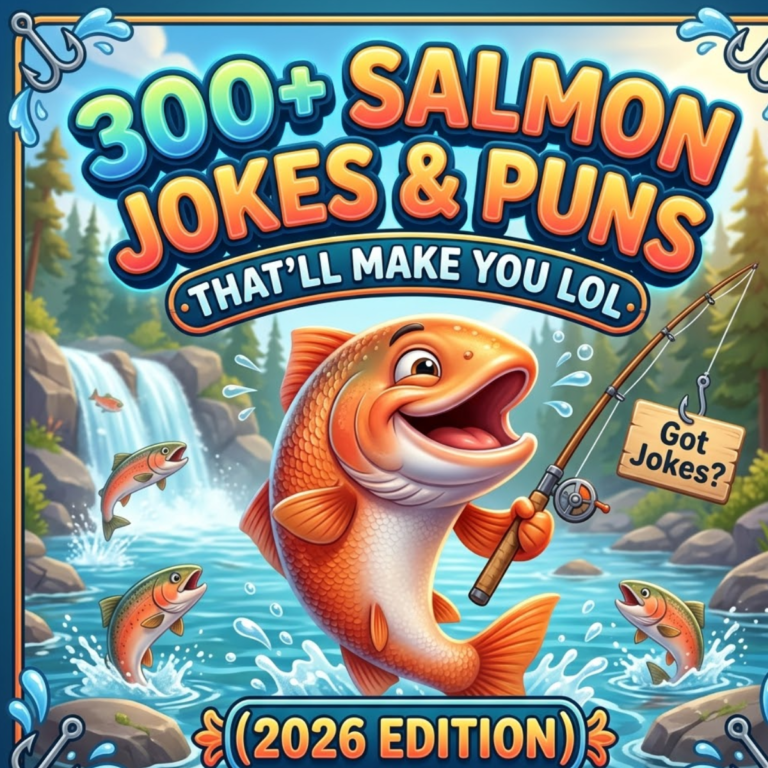 300+ Salmon Jokes & Puns That’ll Make You LOL (2026 Edition)