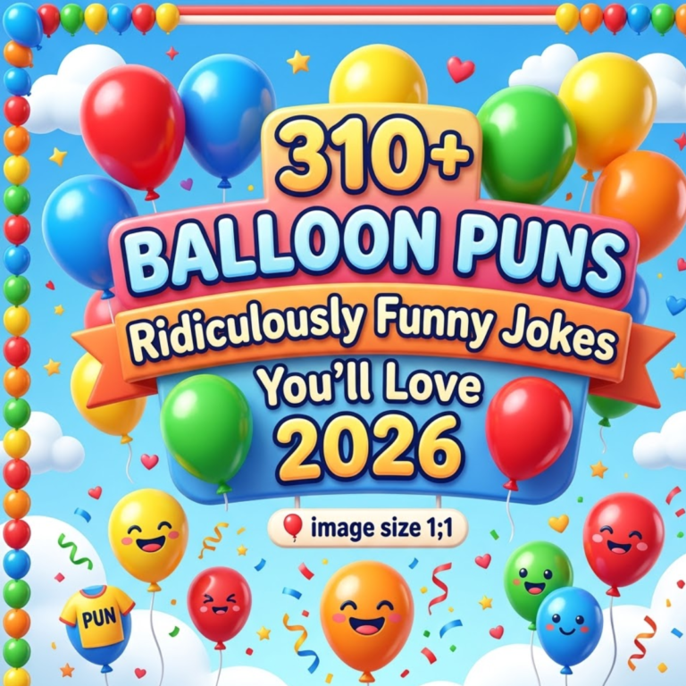 310+ Balloon Puns Ridiculously Funny Jokes You’ll Love 2026 🎈