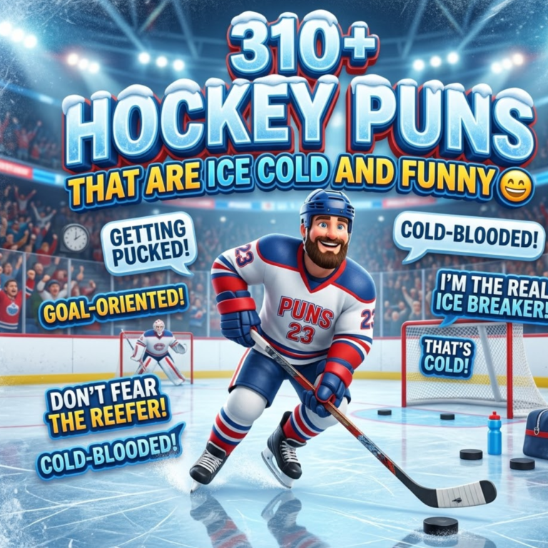 310+ Hockey Puns That Are Ice Cold and Funny 🏒😄