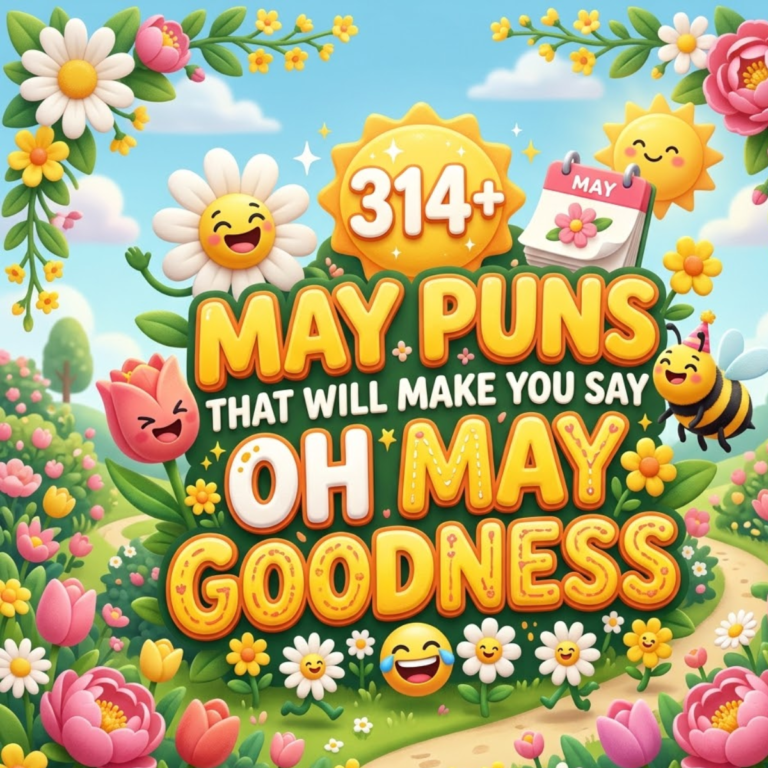 314+ May Puns That Will Make You Say Oh May Goodness 😂🌼
