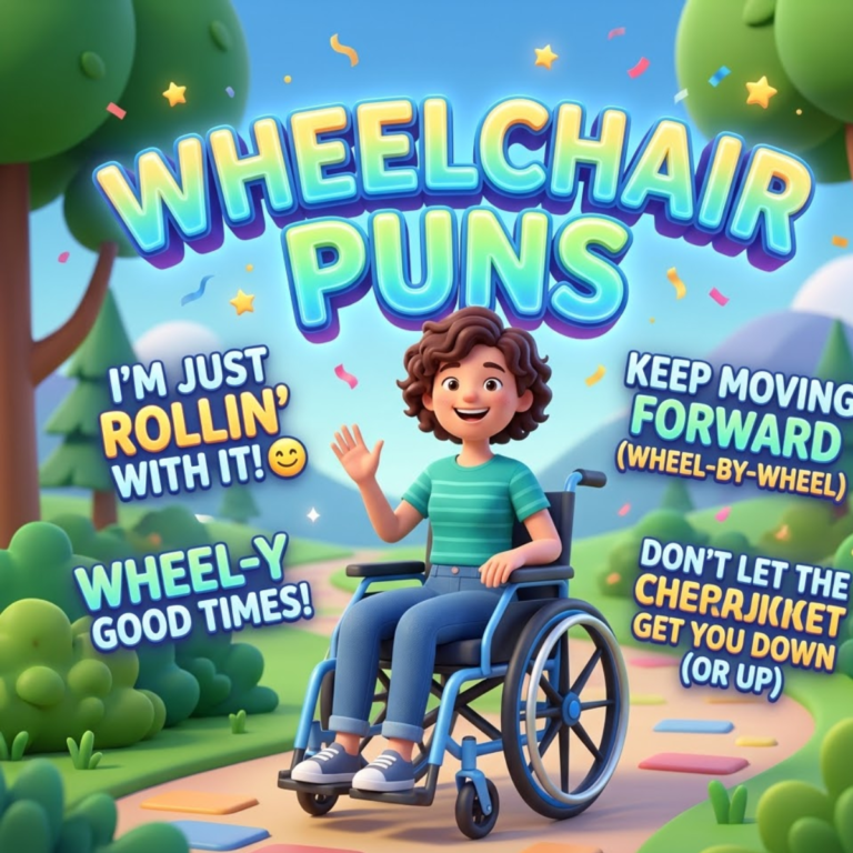 Wheelchair Puns