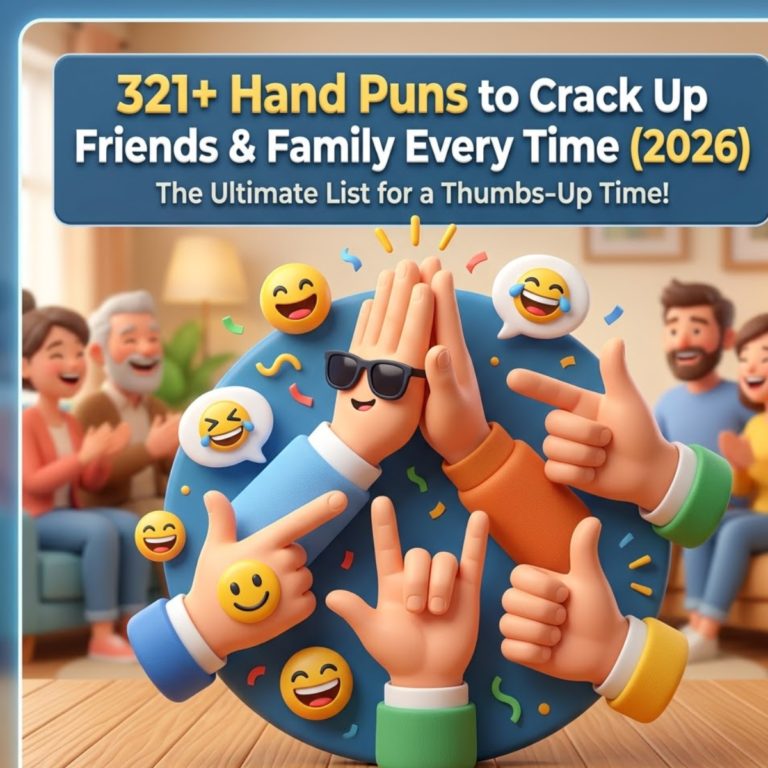 321+ Hand Puns to Crack Up Friends & Family Every Time (2026)