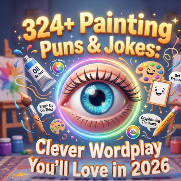 324+ Painting Puns & Jokes Clever Wordplay You’ll Love in 2026