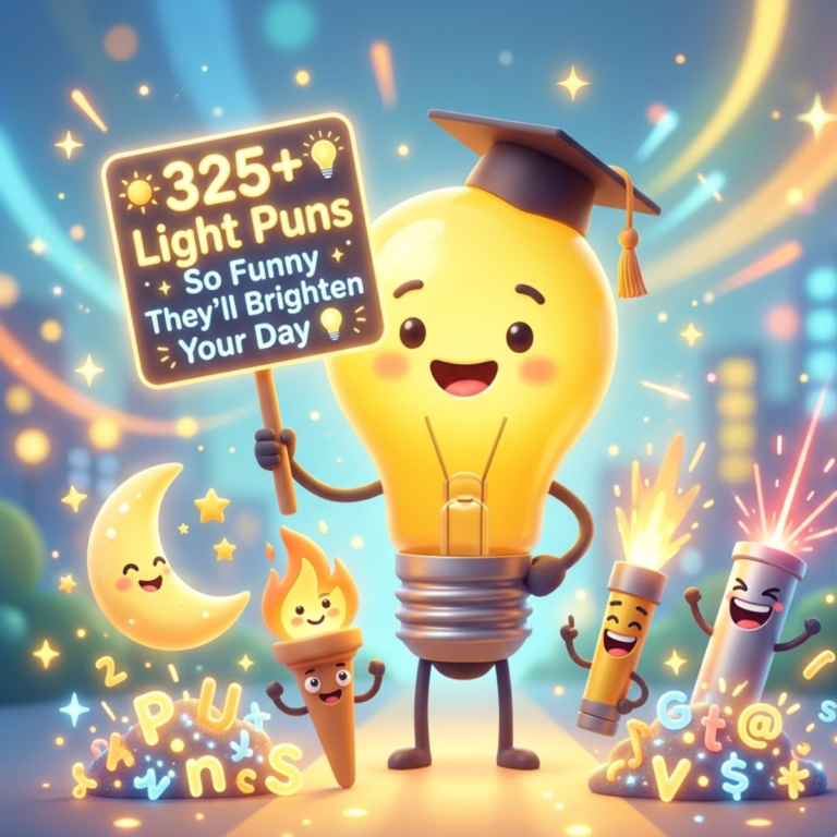 325+ Light Puns So Funny They’ll Brighten Your Day 🌞💡 (2026)