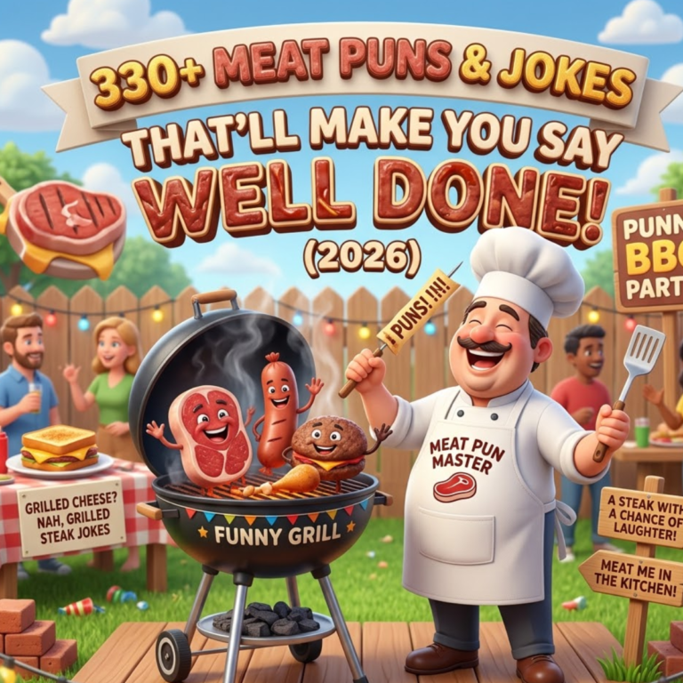 330+ Meat Puns & Jokes That’ll Make You Say Well Done! (2026)