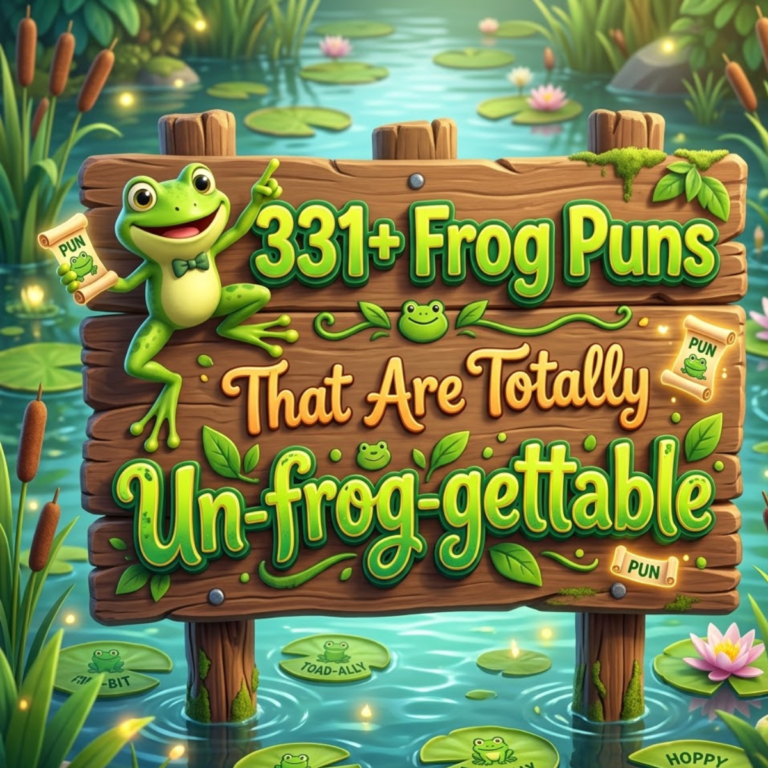 Frog Puns