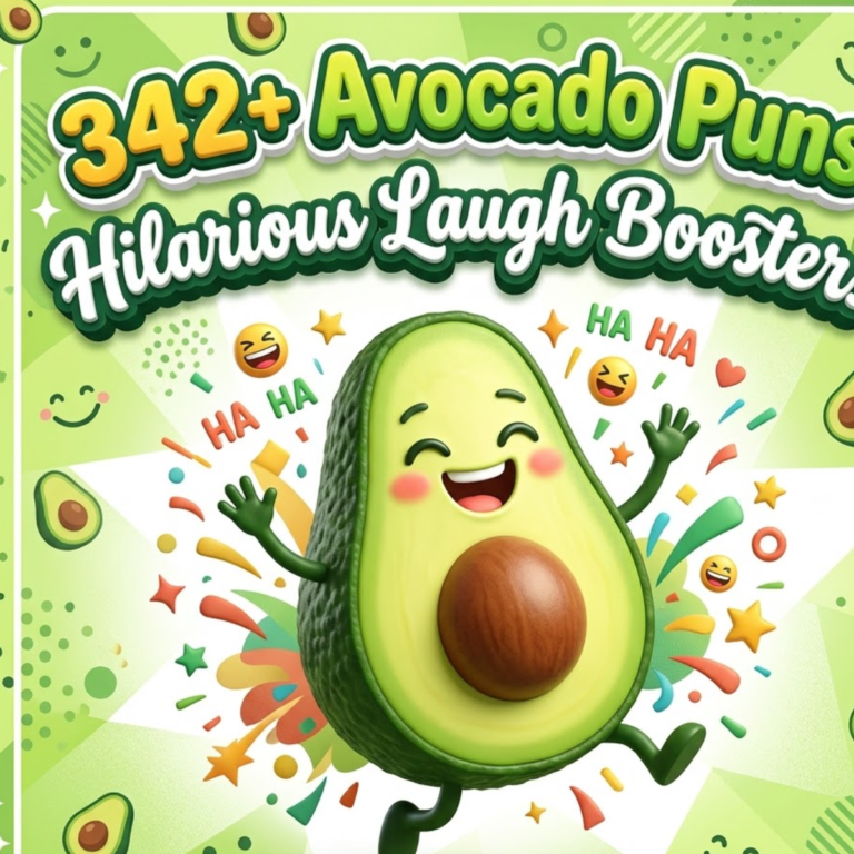 342+ Avocado Puns Hilarious Laugh Boosters
