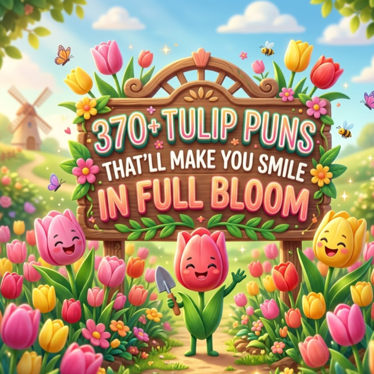 370+ Tulip Puns That’ll Make You Smile in Full Bloom