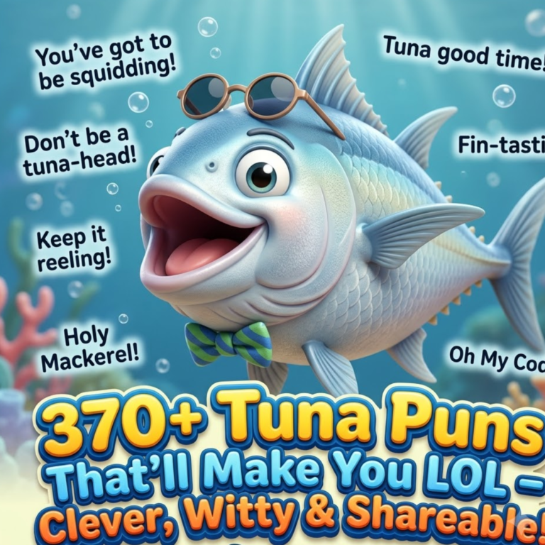 370+ Tuna Puns That’ll Make You LOL – Clever, Witty & Shareable! 🐟 (2026)