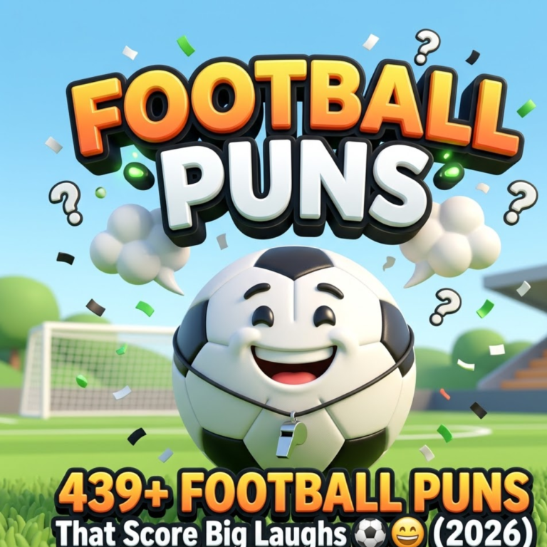 439+ Football Puns That Score Big Laughs ⚽😄 (2026)
