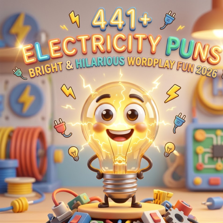 441+ Electricity Puns Bright & Hilarious Wordplay Fun 2026