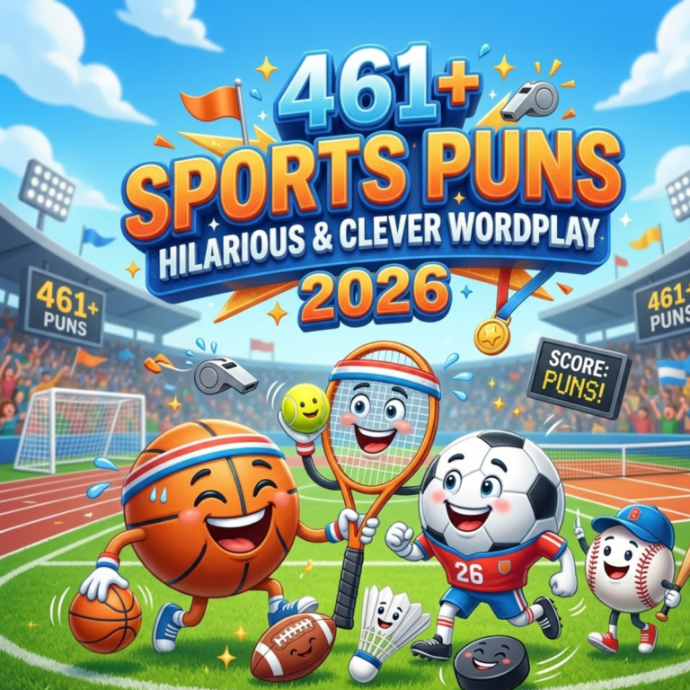 461+ Sports Puns Hilarious & Clever Wordplay 2026