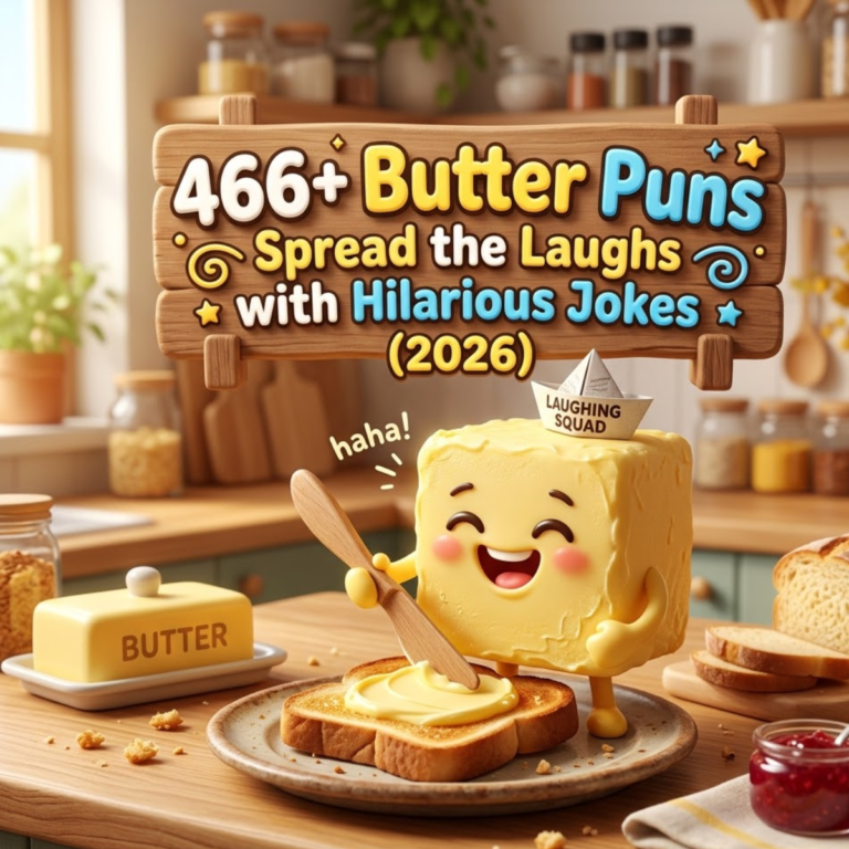 466+ Butter Puns Spread the Laughs with Hilarious Jokes (2026)