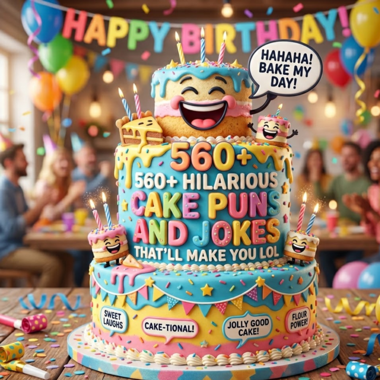 560+ Hilarious Cake Puns and Jokes That’ll Make You LOL