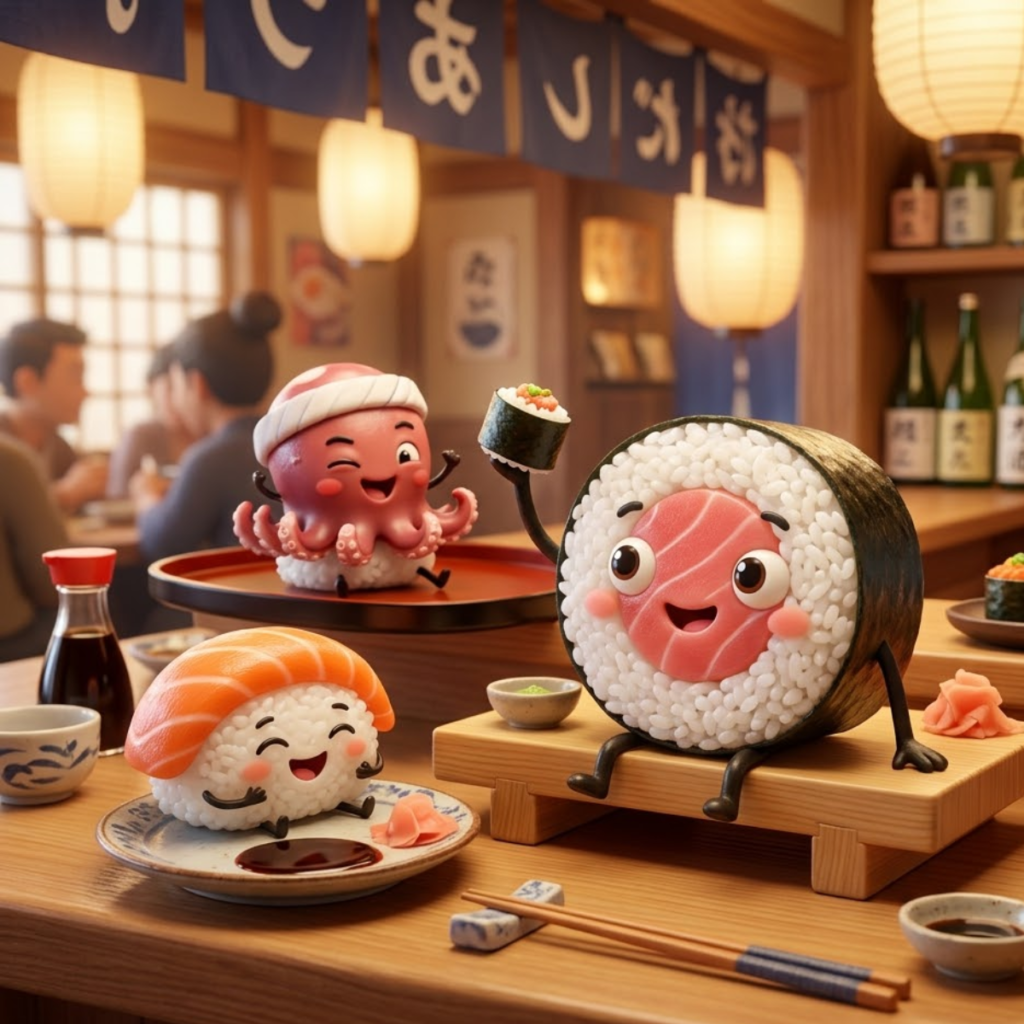 Clever Sushi Puns for Instagram