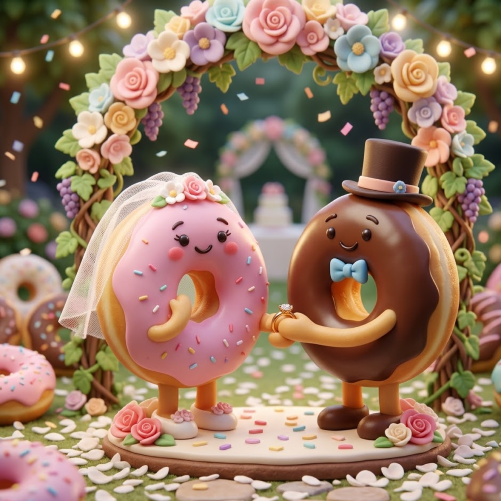Funny Donut Lines For Wedding Signs