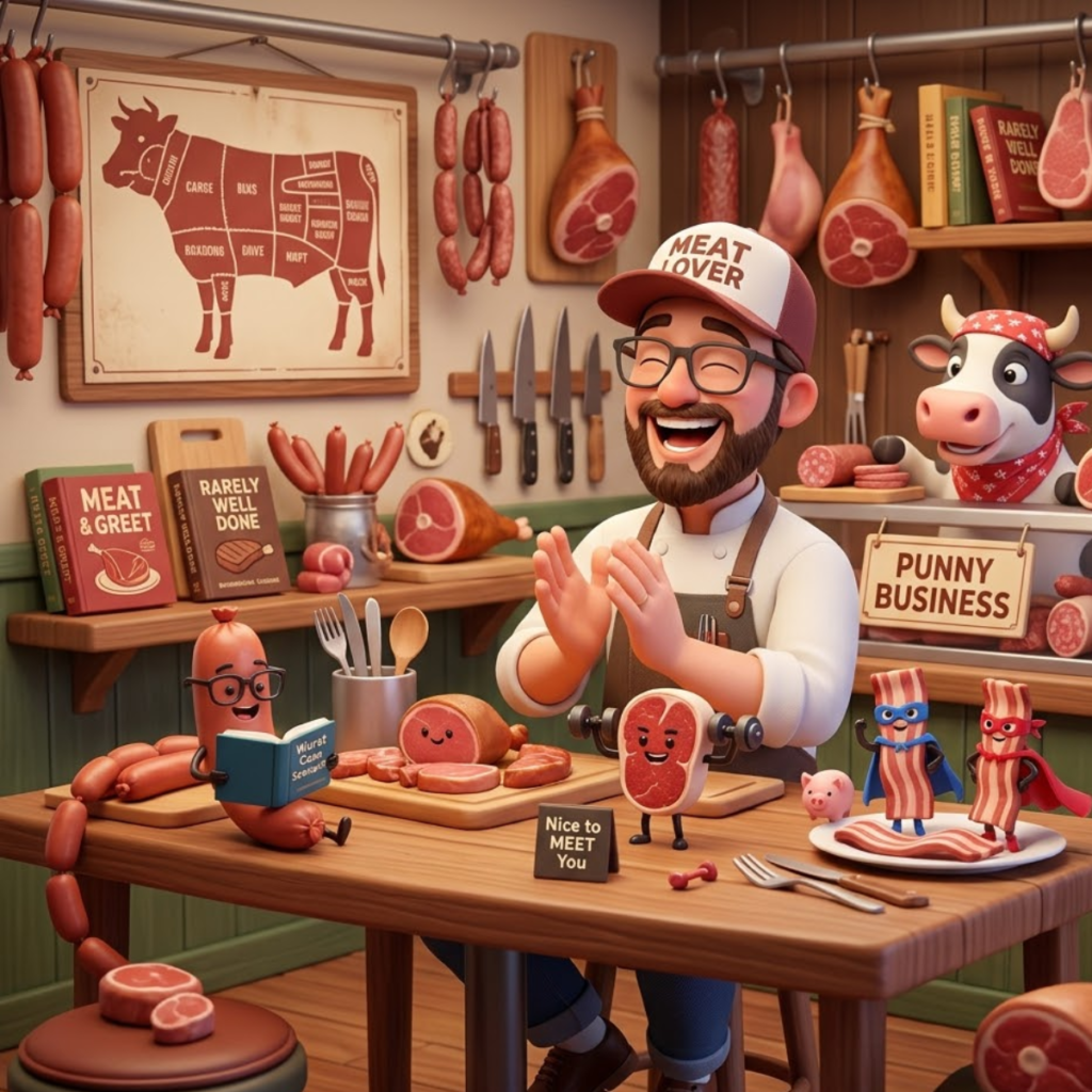 Funny Meat Puns Captions
