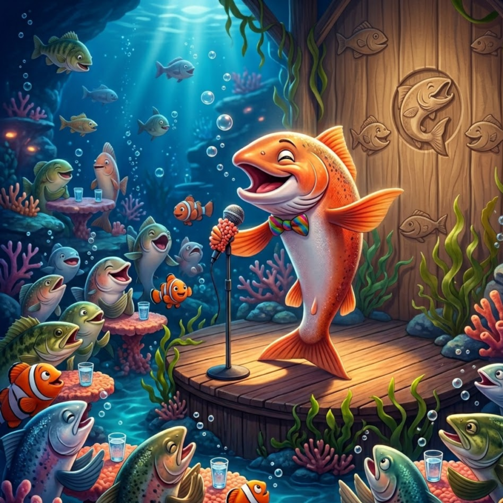 Funny Salmon Puns Captions