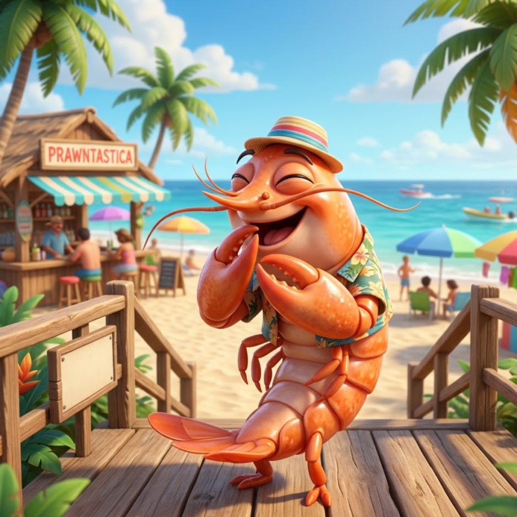Funny Shrimp Puns Captions