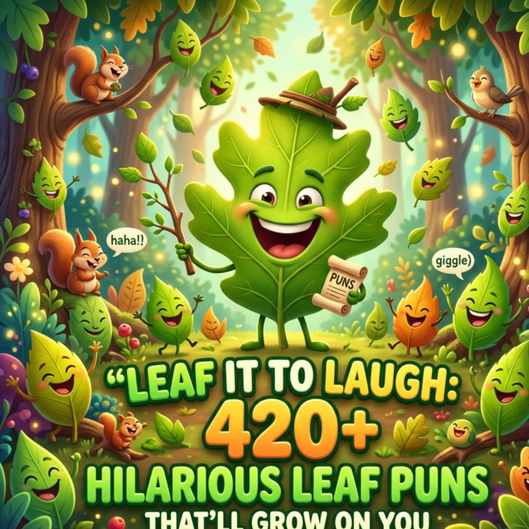 Leaf It to Laugh 420+ Hilarious Leaf Puns That’ll Grow on You