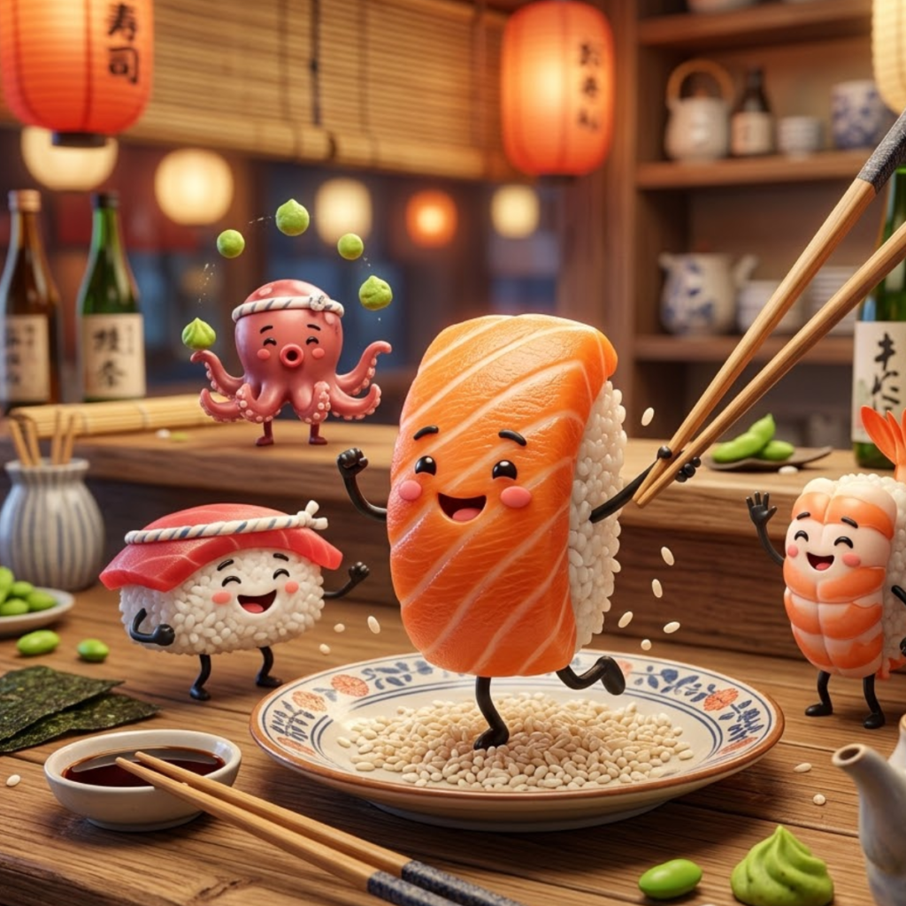 Silly & Sassy Sushi Wordplay