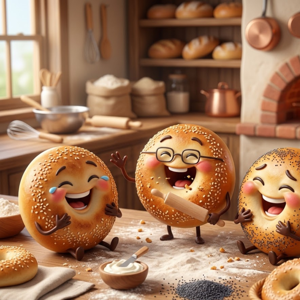 Office Break Room Bagel Puns and Sneaky Comebacks