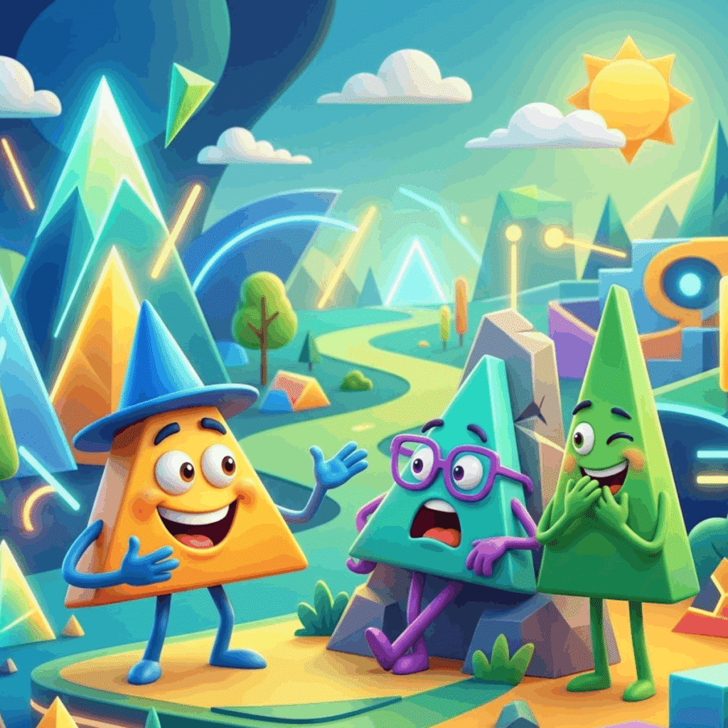 Sharp Triangle Jokes with Clever Twists
