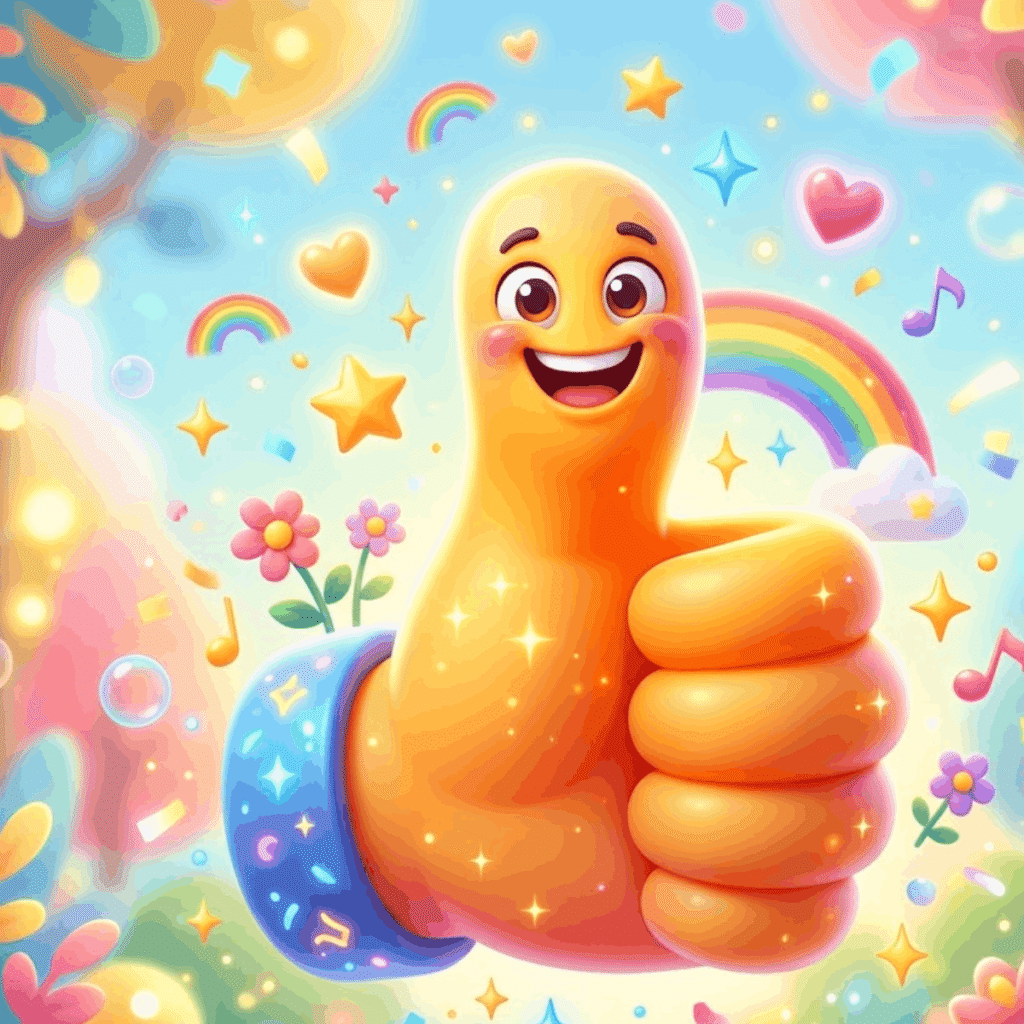 Thumbs-Up Positivity Puns