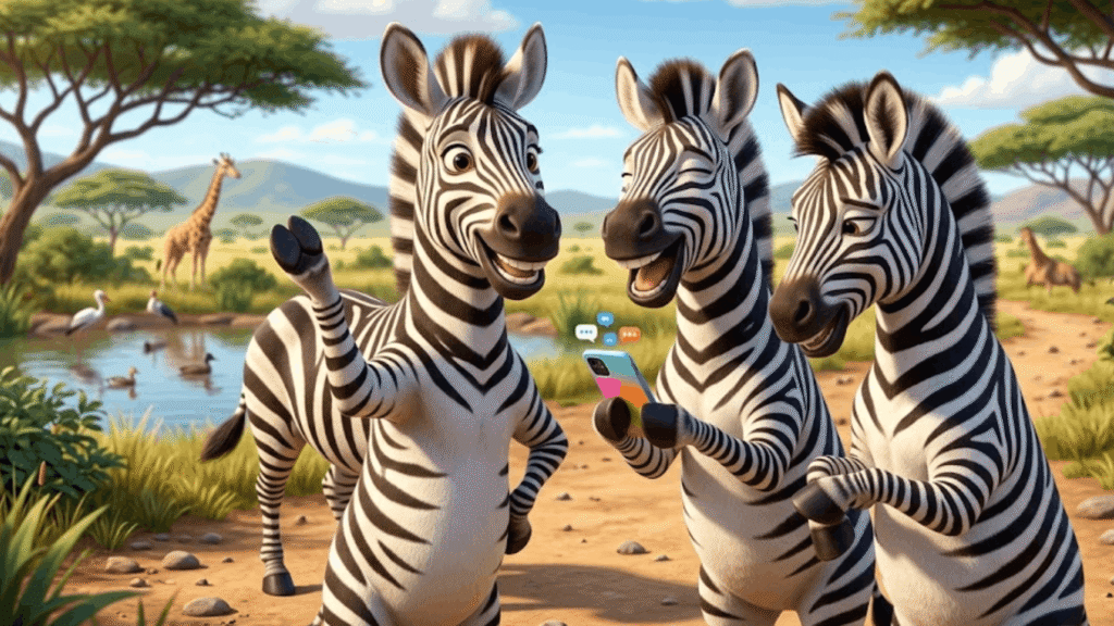 Zebra Puns for Texts & Group Chats